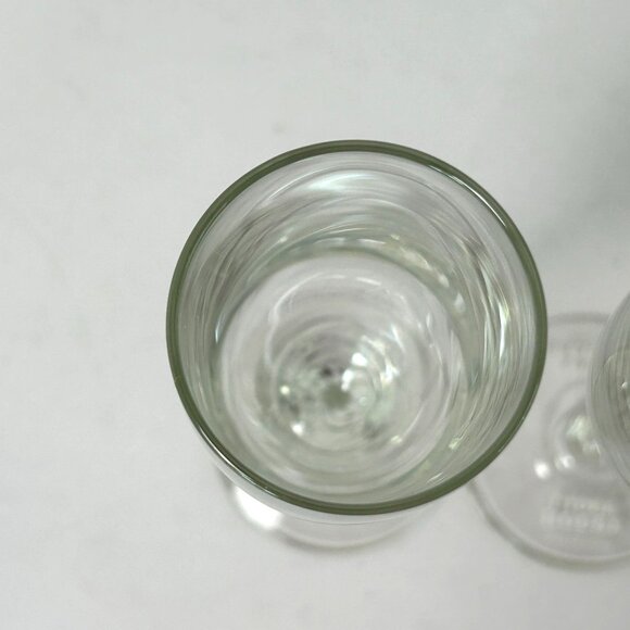 Angry Orchard Hard Cider Flute Glass Cider House Set of 4 Stemmed Embossed - Picture 5 of 9